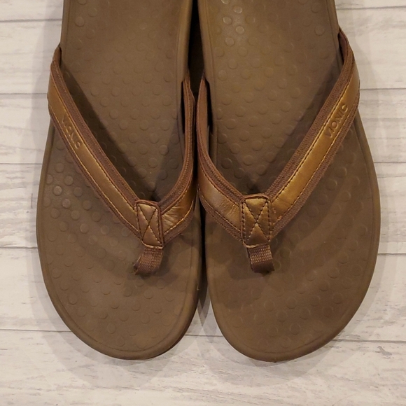 Vionic | Tide Flip Flop | Bronze | Sz 10 - Picture 4 of 14